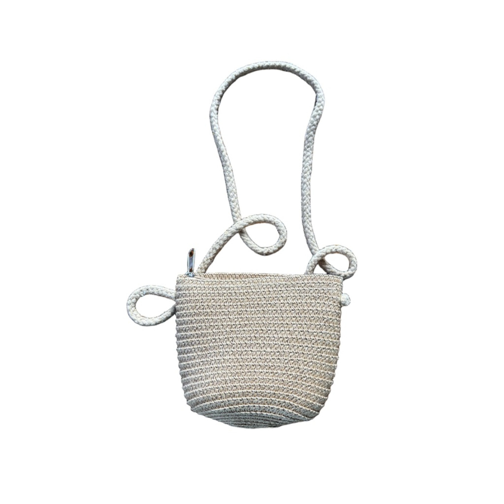 Child’s Unbranded Crossbody Bag One Size Beige Minimalist